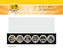 Tablet Screenshot of goldeneyefireworks.com